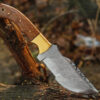Tracker handmade hunting knife withe leather sheet- wooden handle great for outdoor  activity -beat gfit - Image 3