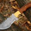 Tracker handmade hunting knife withe leather sheet- wooden handle great for outdoor  activity -beat gfit - Image 4