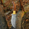 Tracker handmade hunting knife withe leather sheet- wooden handle great for outdoor  activity -beat gfit - Image 2