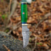 8 inches Custom Handmade Damascus Steel knife with  leather sheet- beat for gift - Image 3