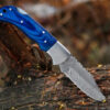 Pocket Knife for Men, 6.5 inch Folding Knife with Pocket Clip, wooden Handle , Great Gift For Men and Women - Image 2