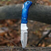 Pocket Knife for Men, 6.5 inch Folding Knife with Pocket Clip, wooden Handle , Great Gift For Men and Women - Image 4